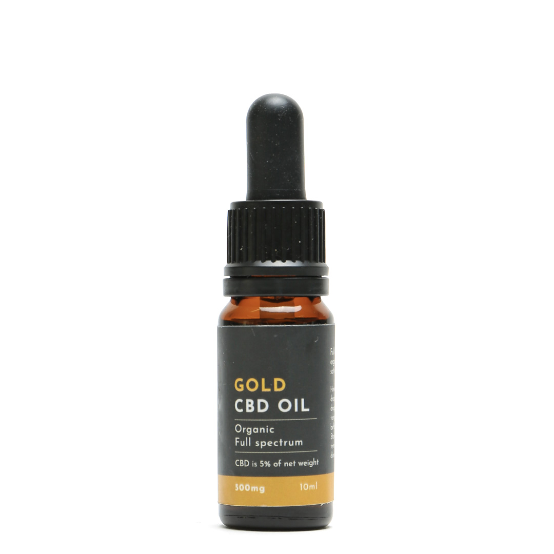 Gold Oil 5% (10ml Dropper) The British CBD Co.